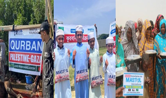 MASTUL Foundation Extends Humanitarian Qurbani Support to 50,000 People Across Bangladesh, Gaza, and Sudan.